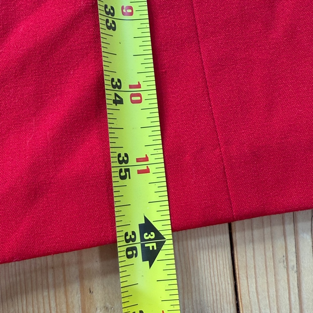 Calvin Klein red dress zipper back sleeveless size 2 - Picture 8 of 12